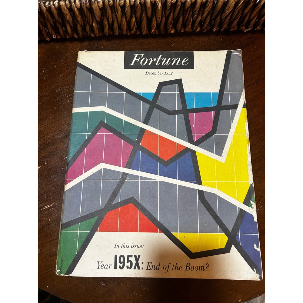 Vintage Fortune Magazine December 1952 Volume XLVI No 6 Mid-Century Modern Art